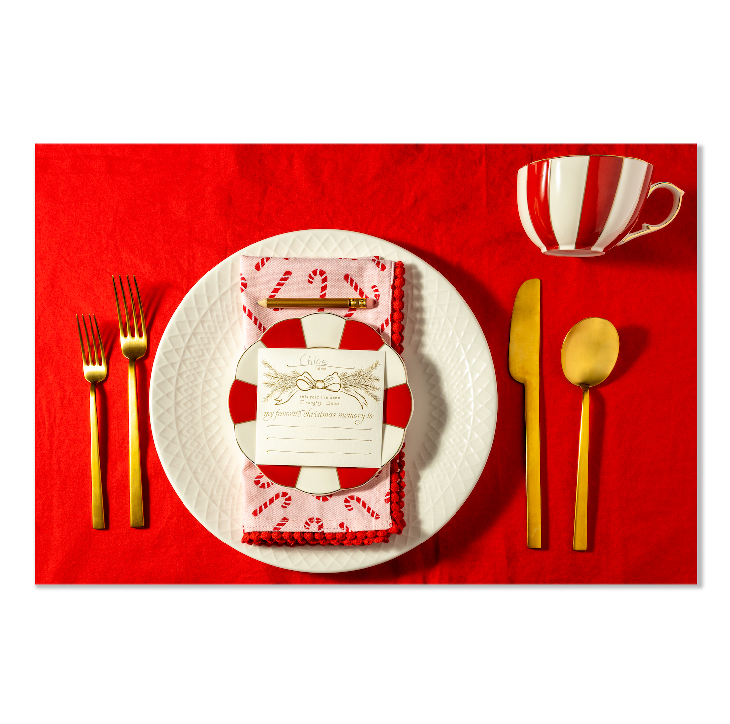 Color Box Design & Letterpress – wholesale Placeringskort – Christmas Place Kort | Semester2