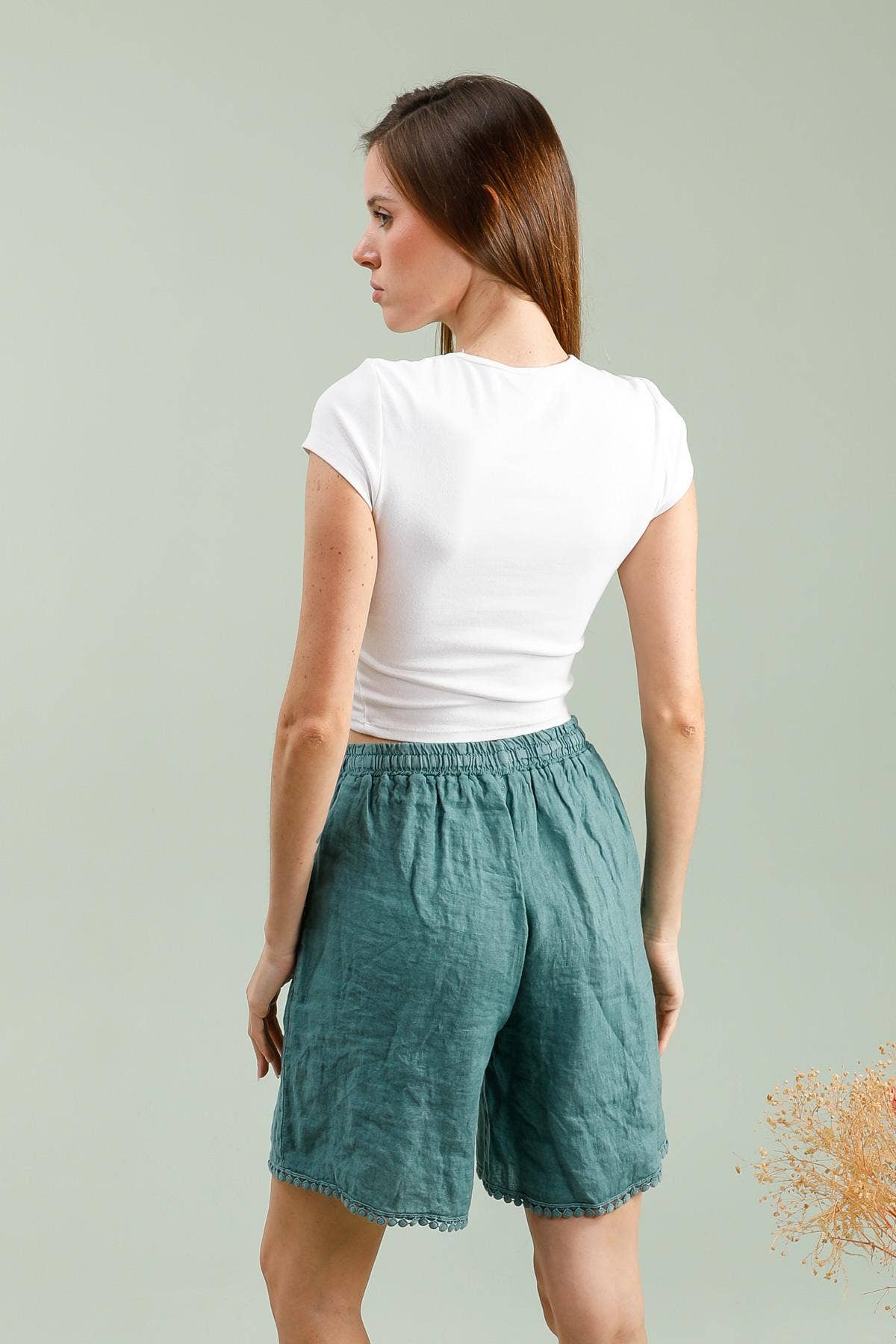 LÉA & LUC - Venta al por mayor Pantalones cortos - Mujer - Bermudas de lino 100% para mujer REF. 8575110