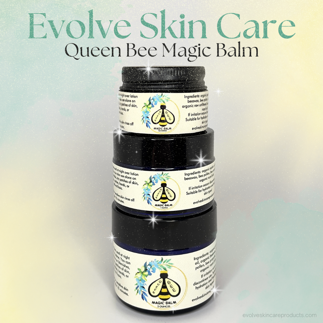 Evolve Organic Skin Care - Wholesale Healing Salve/Balm/Cream - Evolve Skin Care Queen Bee Magic Balm2