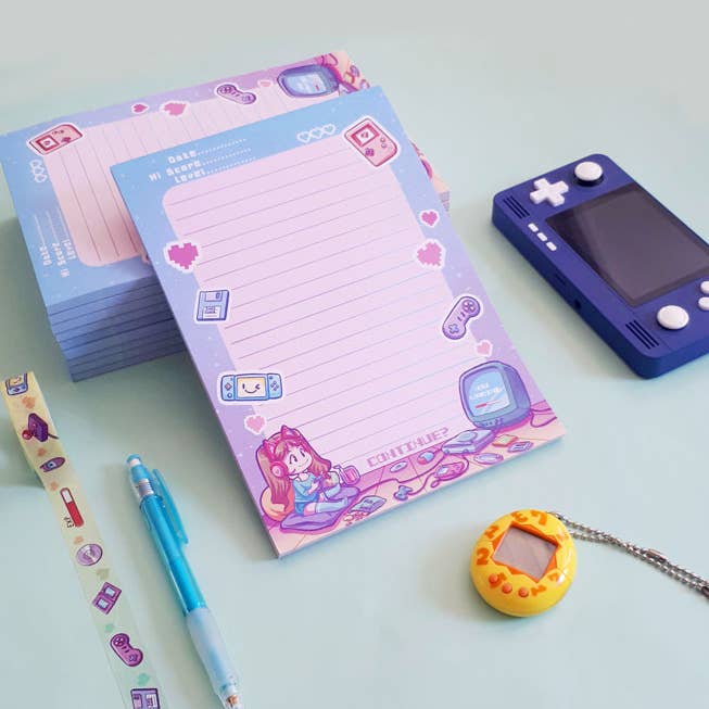 Dreamchaserart - Venta al por mayor Libretas - Bloque de notas para jugadores kawaii, tamaño A5
