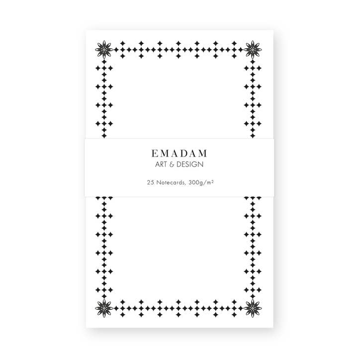 Notitiekaarten - Vintage lijst „Corner Blossoms”, 25 stuks voor wholesale door Emadam - Art & Design