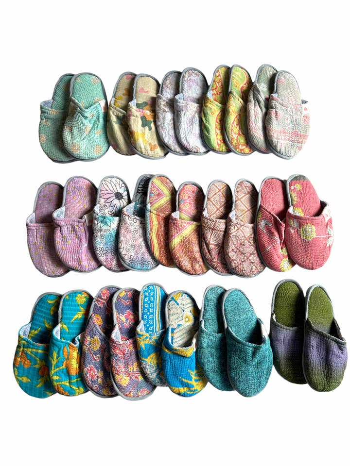 By The Sea Organics - Wholesale Slippers - Women's - HAWAIIAN MOPPING SLIPPERS8