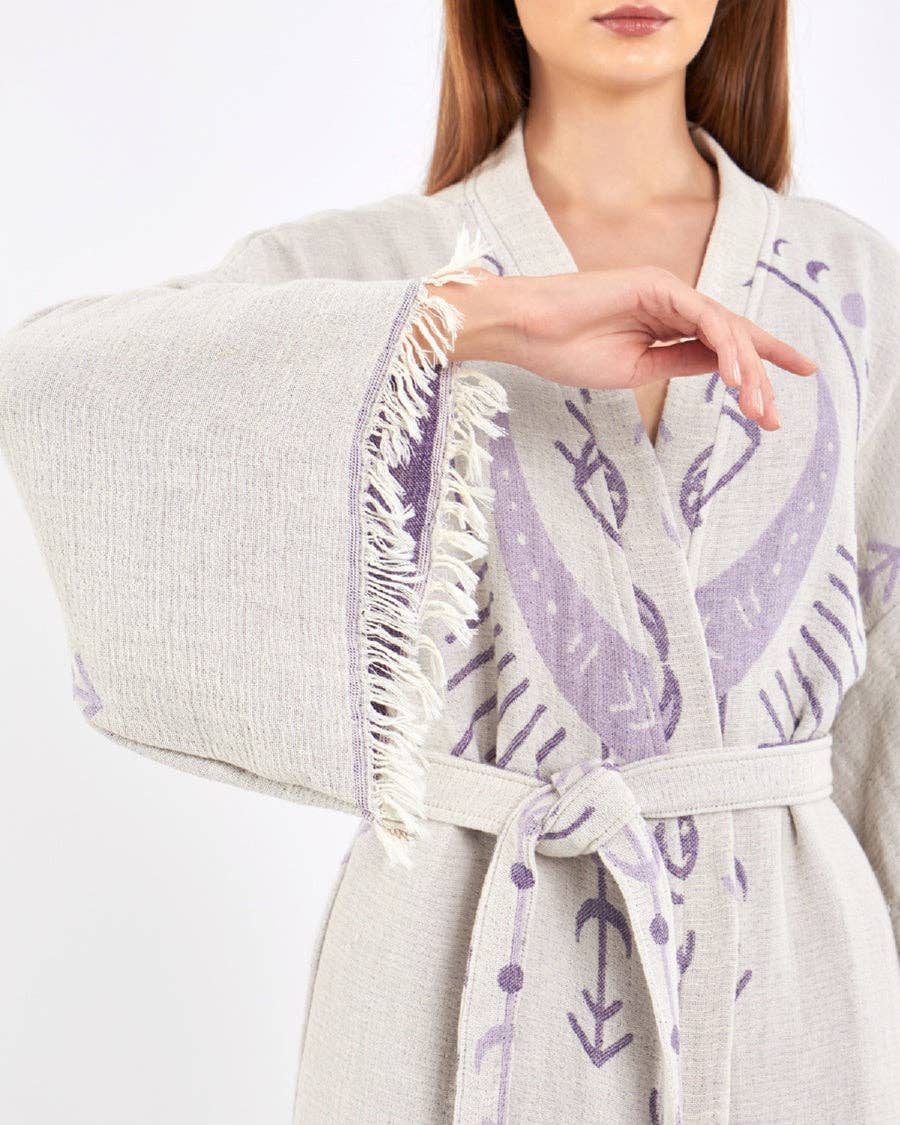 Umays Boho - Wholesale Kimono - Women's - Evil Eye Kimono, Luxury Kimono, Cotton Robe for Women1