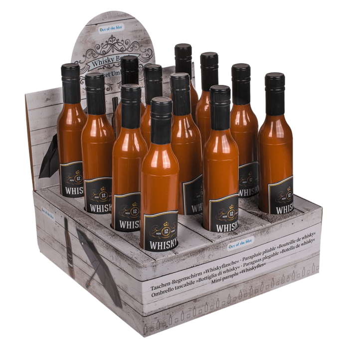 Out of the blue KG - Wholesale Umbrella - Unisex - Pocket Umbrella, Whisky bottle,2