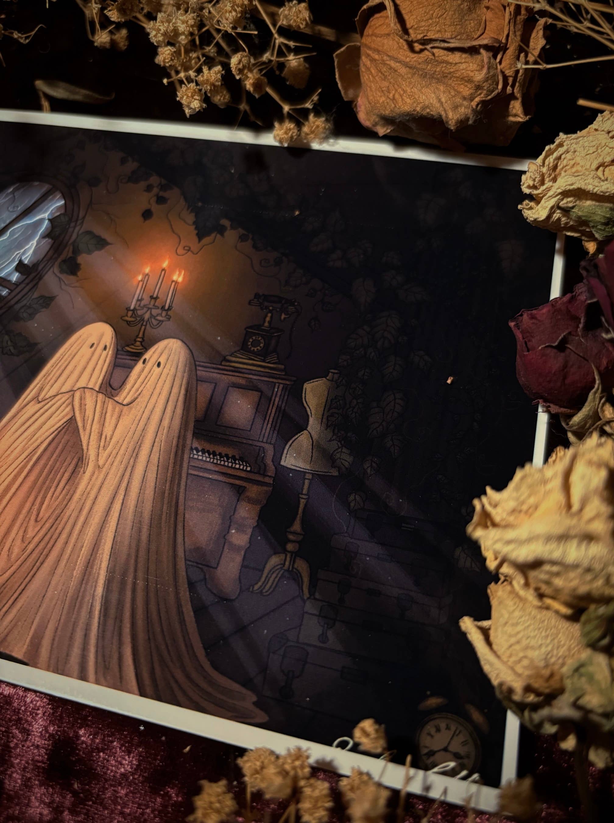 Peculiar Coffin – Großhandel Kunstdruck – Geister auf dem Dachboden2