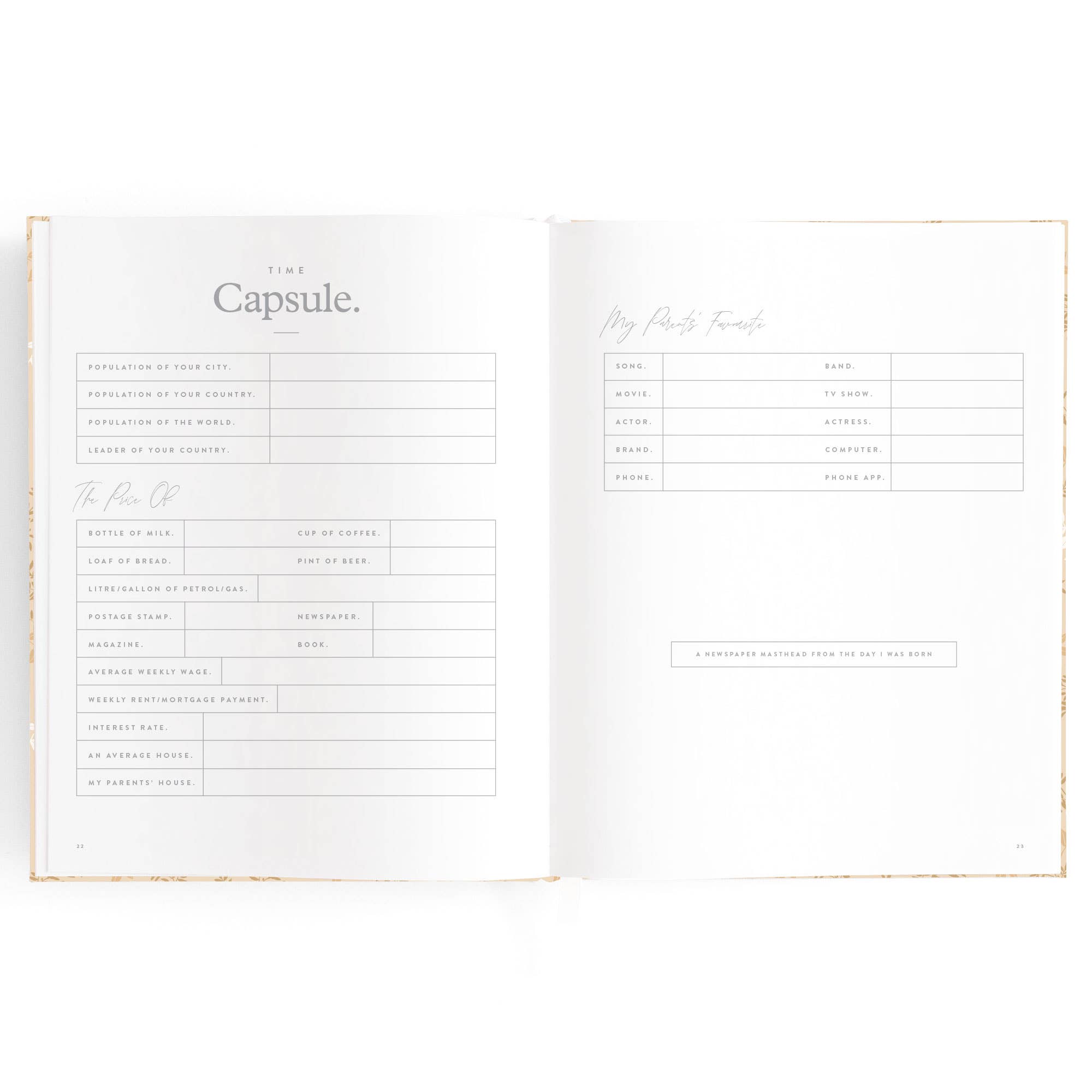 Fox & Fallow - Wholesale Memory Book - Kids & Baby - Baby Book Cedarwood23