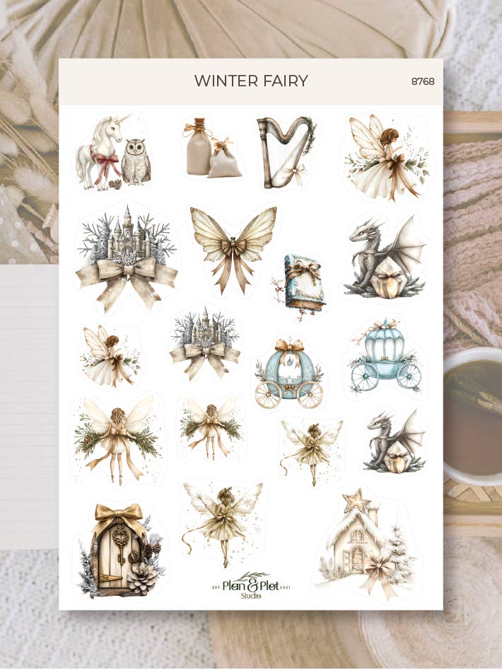 Winter fairy | Stickers for wholesale by Plan & Plot Studio