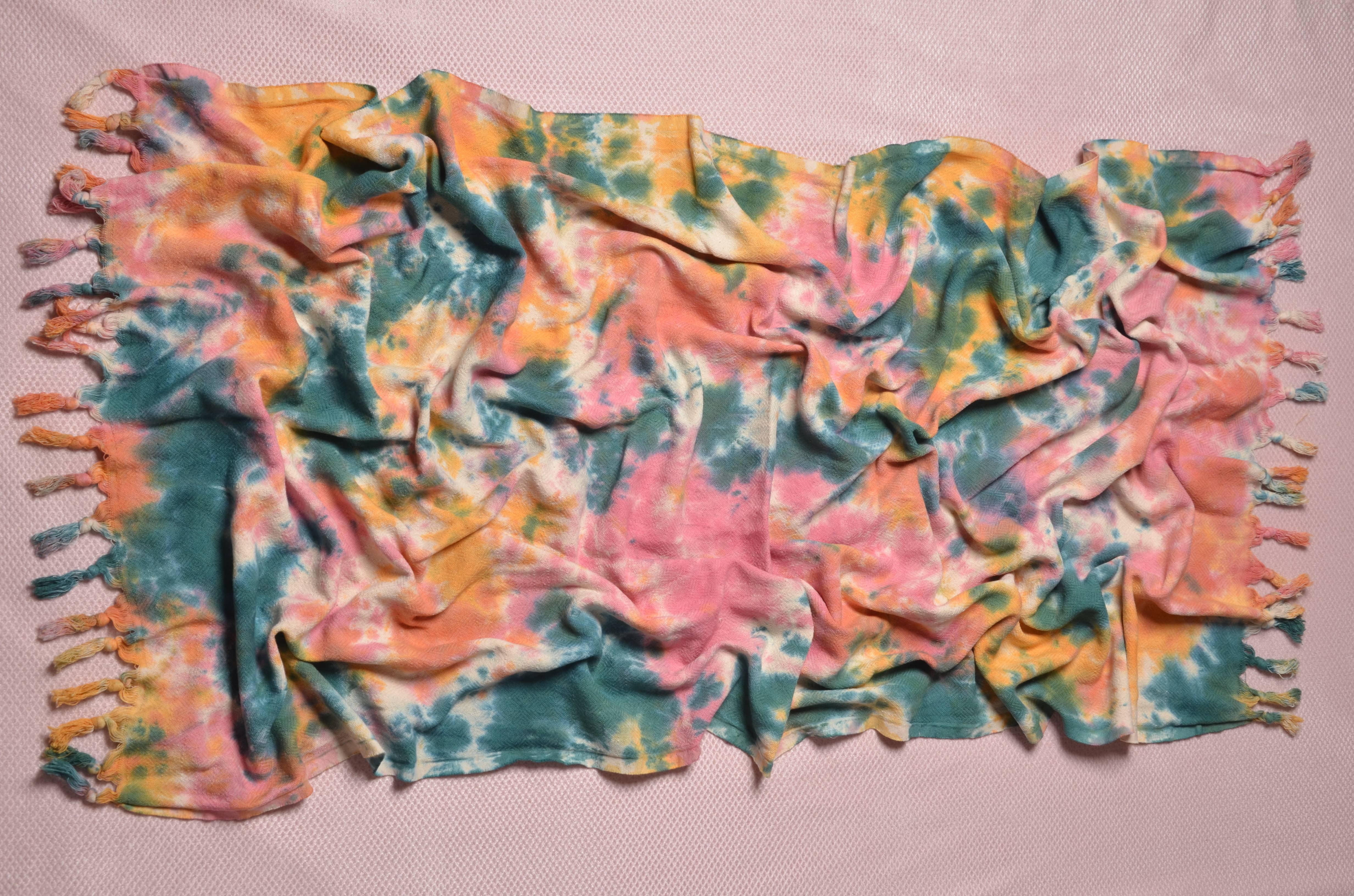 KAFTHAN - Venta al por mayor Toallas de baño - Toalla turca de algodón teñida anudada | Toalla de playa | Regalo de Navidad8