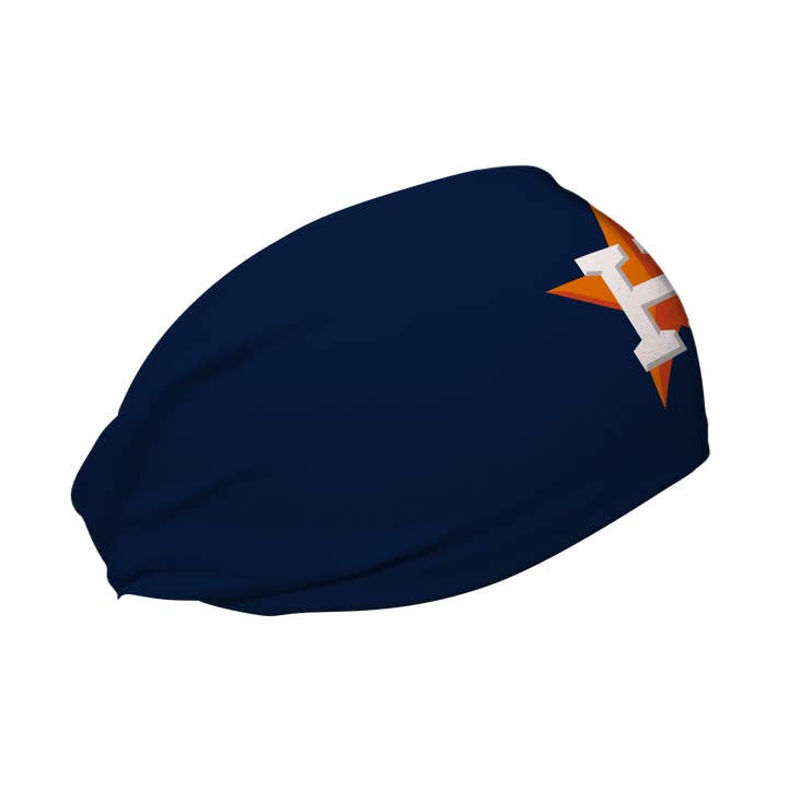 Astros Cooling Headband: Navy Cap Logo for wholesale by Vertical Athletics