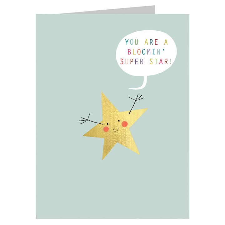 SM41 Mini Cartão Super Star em Folha Dourada por atacado de Kali Stileman Publishing