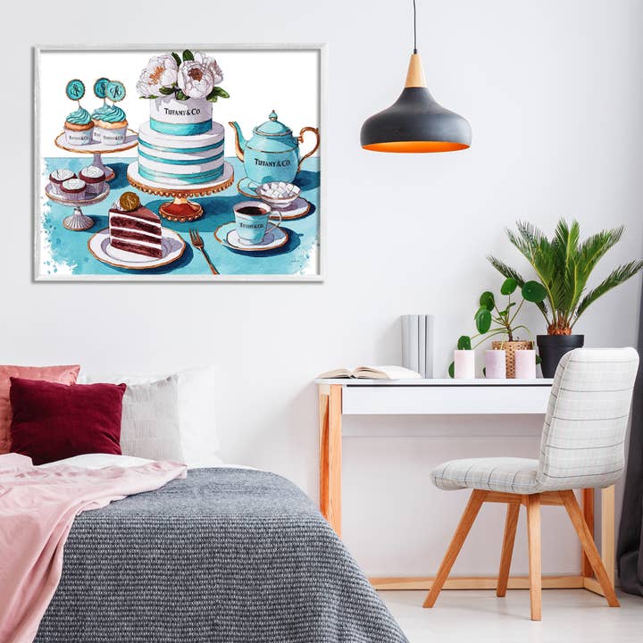 Stupell Industries – wholesale Wall sign – Luxurious Glam Dessert Spread - Framed Wall Art6