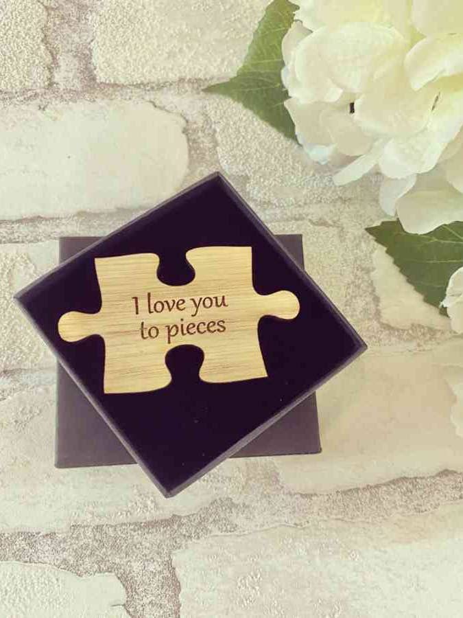 Valentines Jigsaw - I Love You To Pieces for wholesale by The Funky Deer