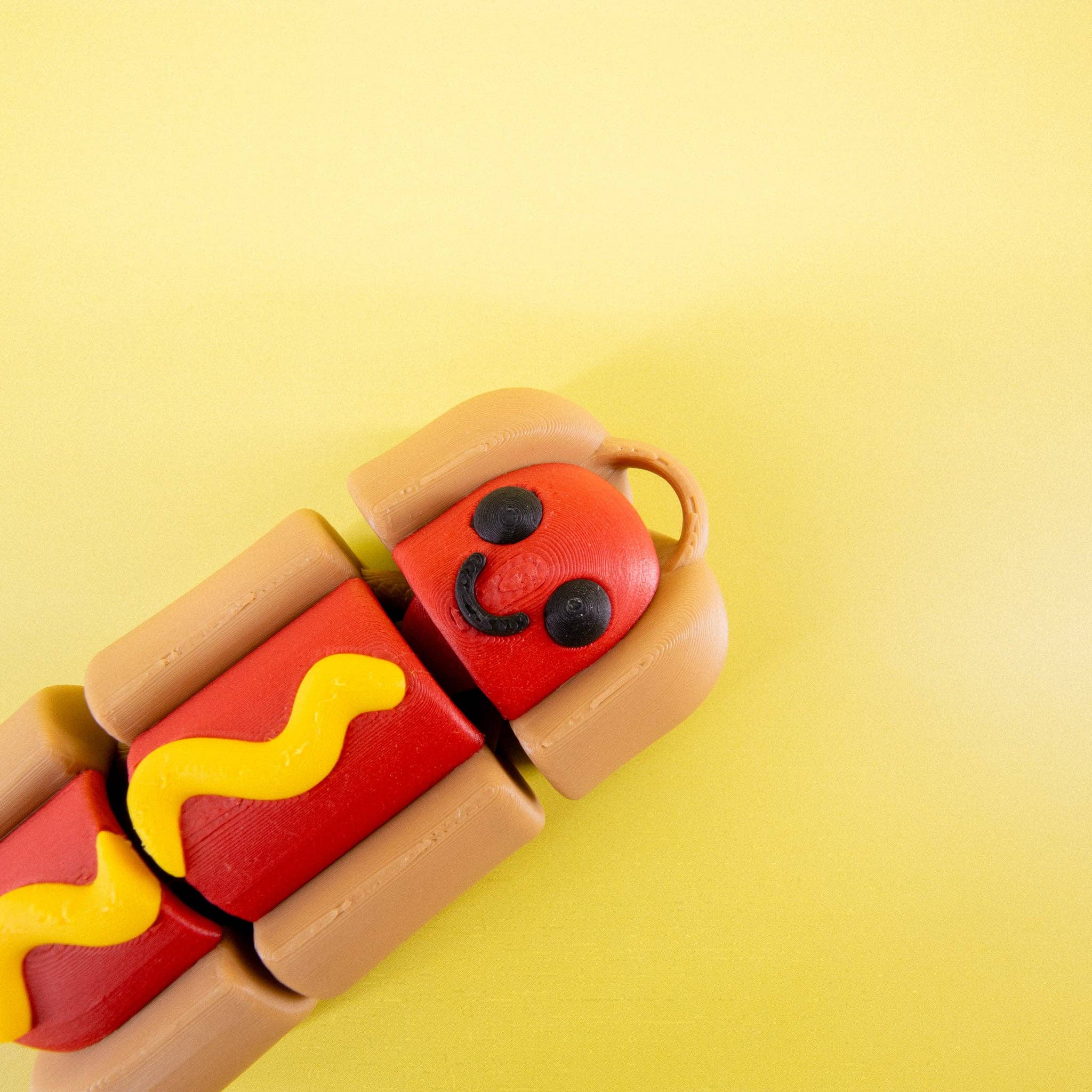 Super Fantastic - Vente Fidget/jouet anti-stress – enfant - Porte-clés Nourriture Fidget Hotdog5