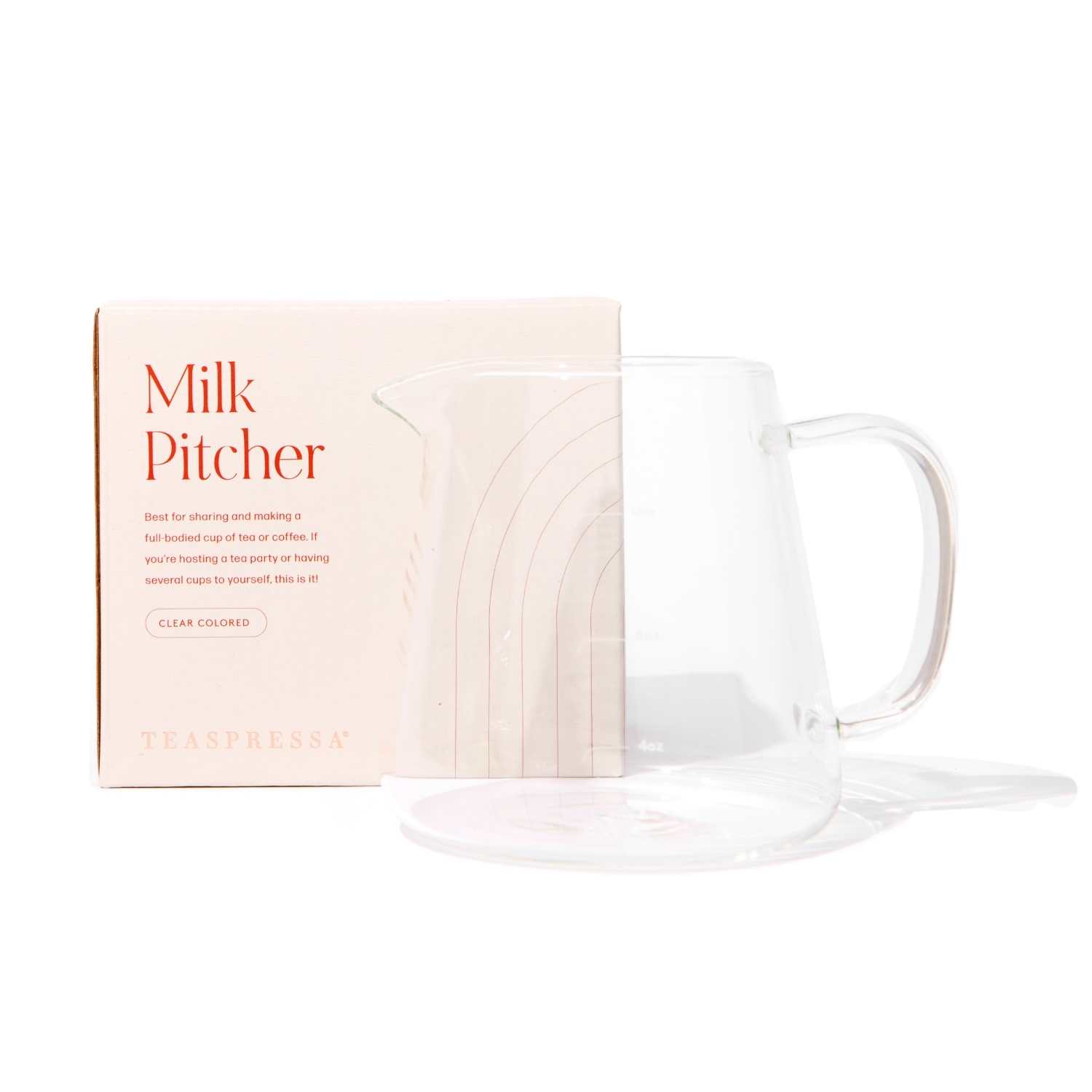 TEASPRESSA | LUXE Mixer Cube - Wholesale Pitcher - Glass Milk Frothing and Pouring Pitcher0
