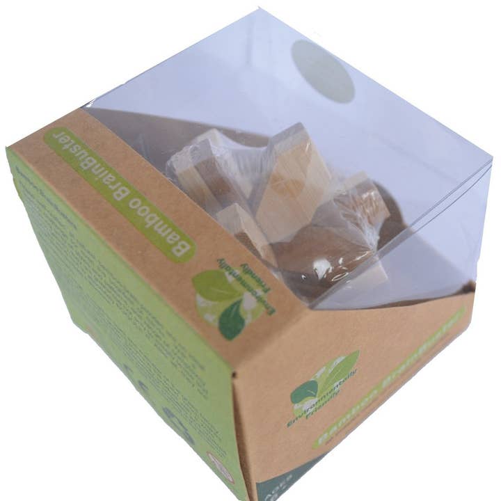 Handcrafted Gift – Großhandel Puzzle - Erwachsene – Bambus-Puzzles Mittel - Trianguliert1