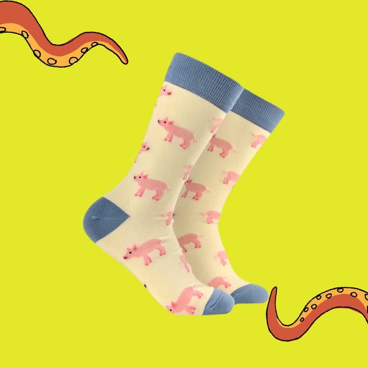 Socktopus – wholesale Socks – Unisex – Piglets Bamboo Socks7