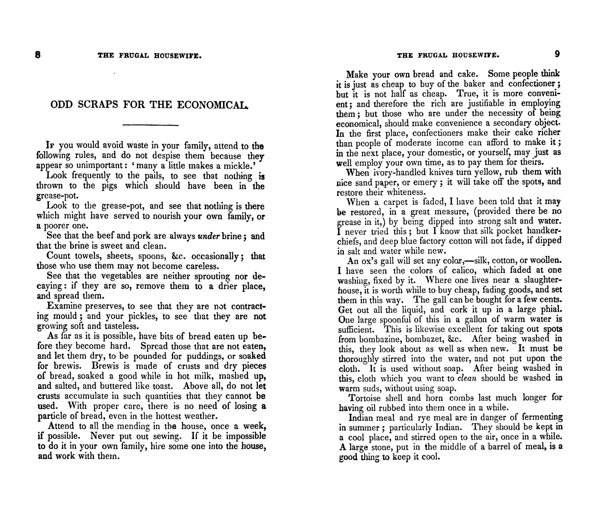 Applewood Books - Wholesale Cookbooks & Food - American Frugal Housewife1