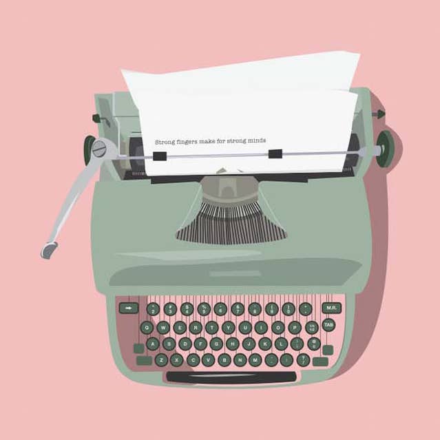 Impressão de máquina de escrever por atacado de Tim Kapustka