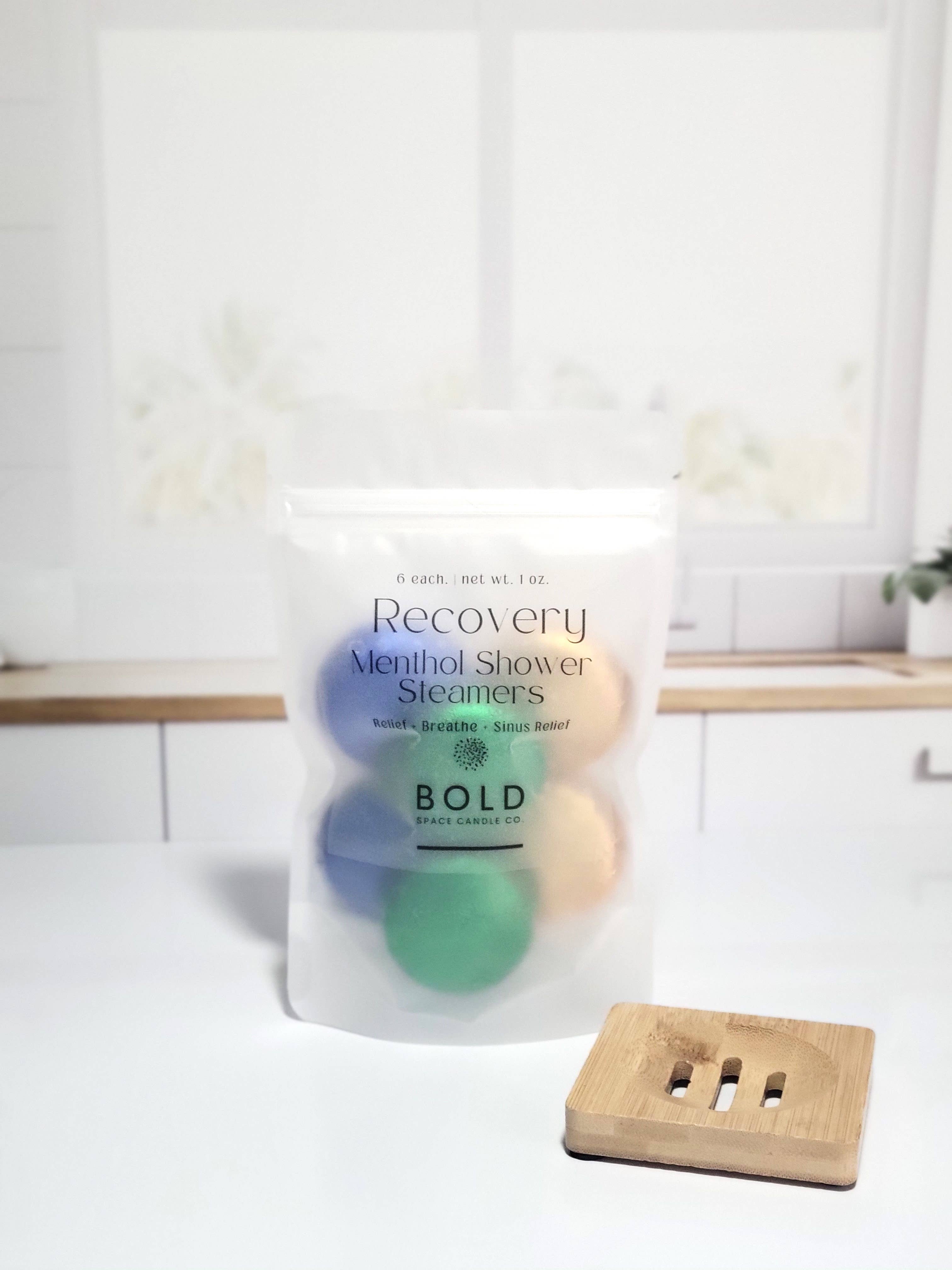 Bold Space Candle Co. – Großhandel Duschdampfer/-bombe – Erholung Duschbombe Kollektion – 6er Pack - 3 Düfte6