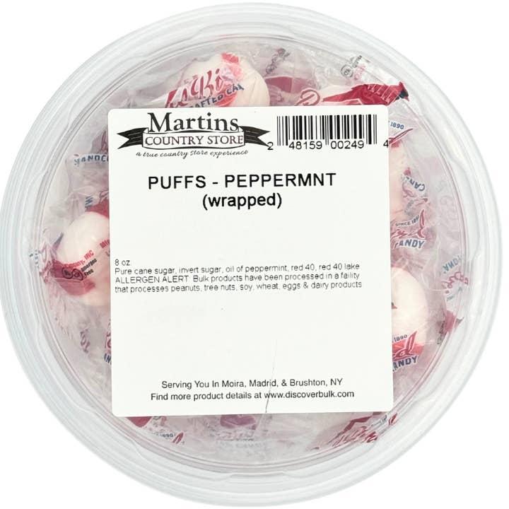 Martin's Country Store LLC - Venta al por mayor Golosinas duras - BOLLOS DE MENTA ENVUELTOS, 8 oz3