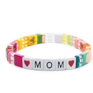 MOM Rainbow Bracelet for wholesale by Malibu Sugar