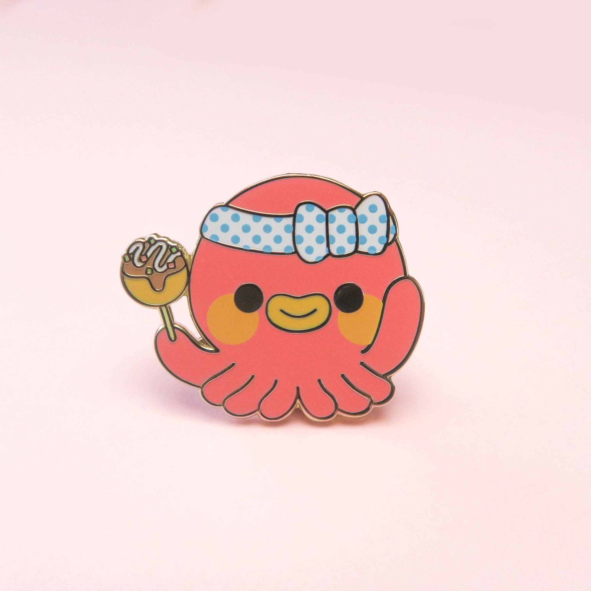 tokyo shojo - Wholesale Lapel Pin/Button - Takoyaki Tako Pin