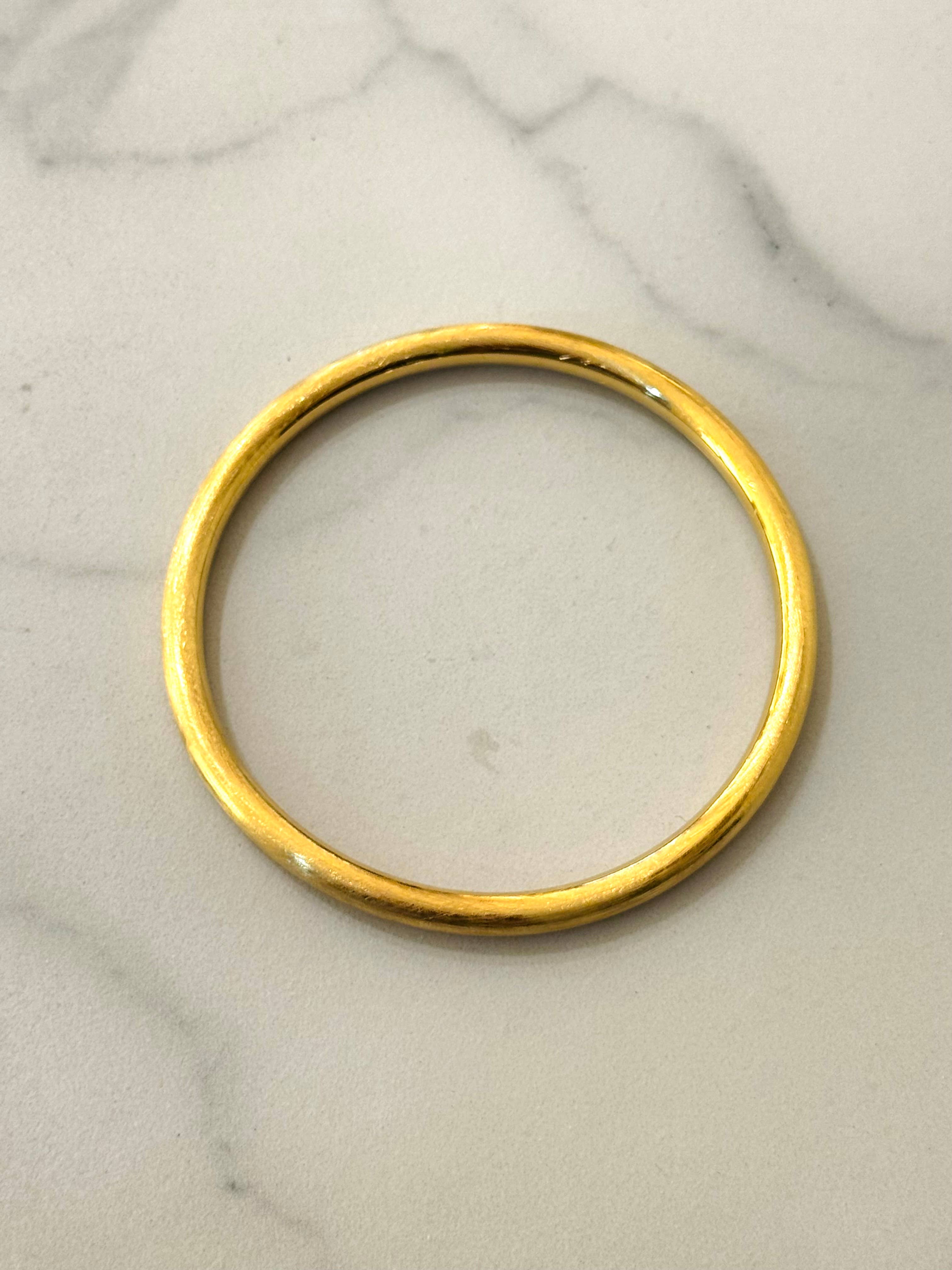 Cassette Barcelona - Wholesale Cuff Bracelet - Mignard Brushed Gold Cuff Bracelet2