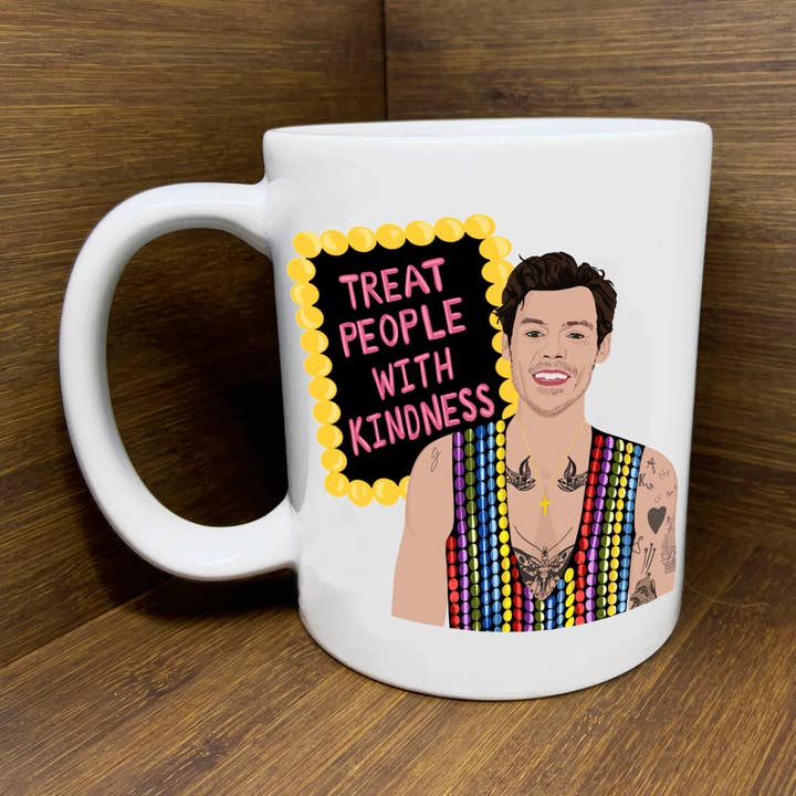 Harry S. Treat People With Kindness Mug for wholesale by Citizen Ruth