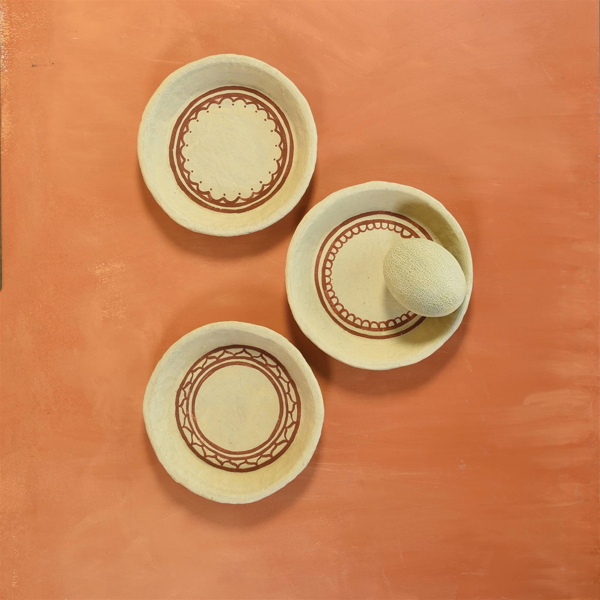 HomArt – Engroshandel Pyntetallerken/skål – Kashmir Skål, Papmache - Sm, Diverse2