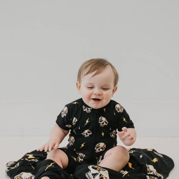 Stay Rad Bamboo Blanket for wholesale by Little Bubs + Co