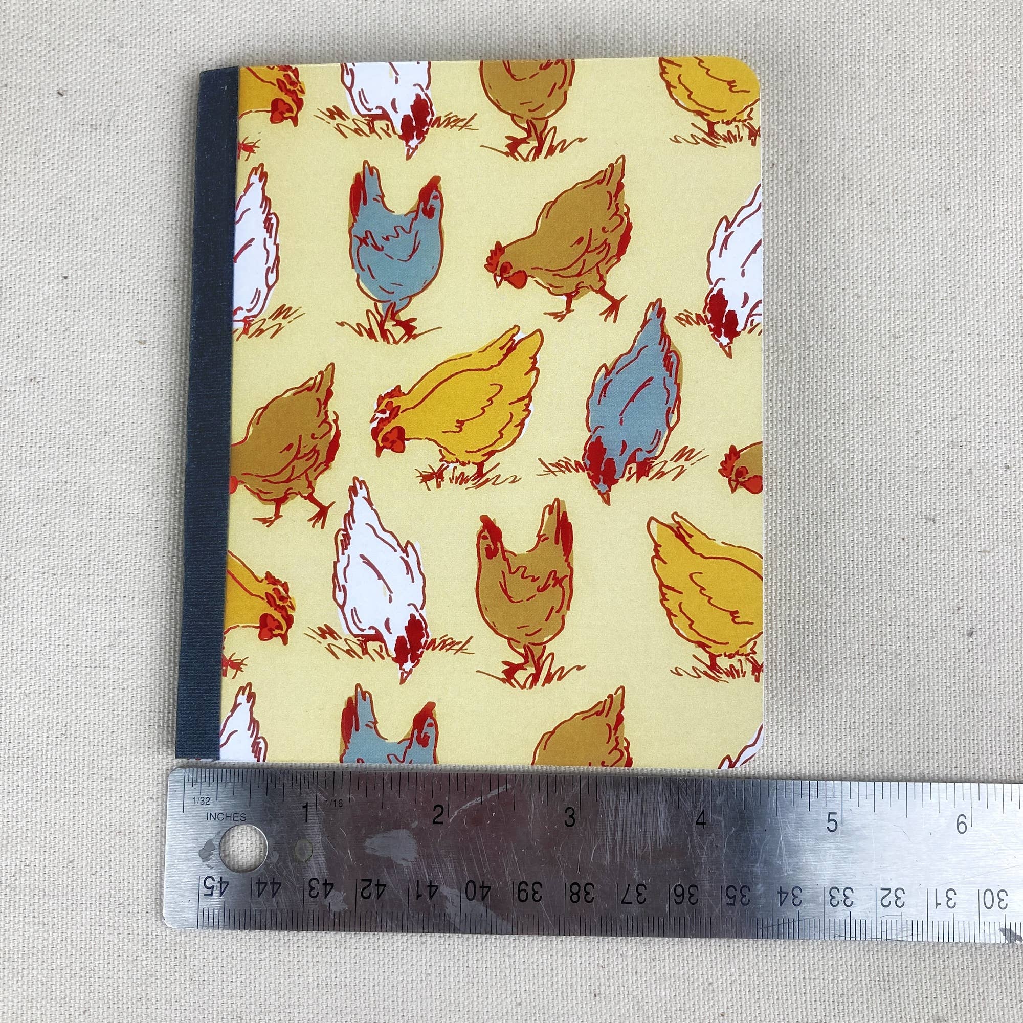 Esther Sketch - Wholesale Notebook - Chickens Notebook with Lined Paper 5"x4.5"5