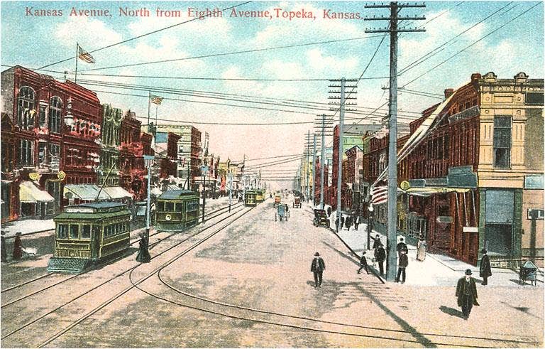 Found Image Press - Wholesale Sticker - Sticker KS-20 Kansas Avenue, Topeka0
