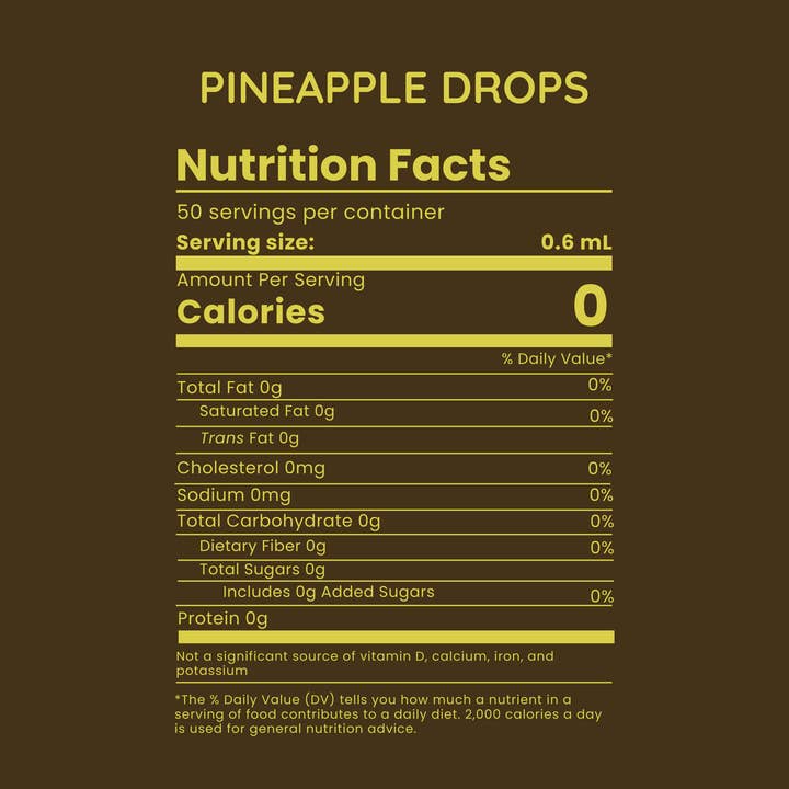 Allways Drops - Wholesale Flavored Syrup - Pineapple Drops
