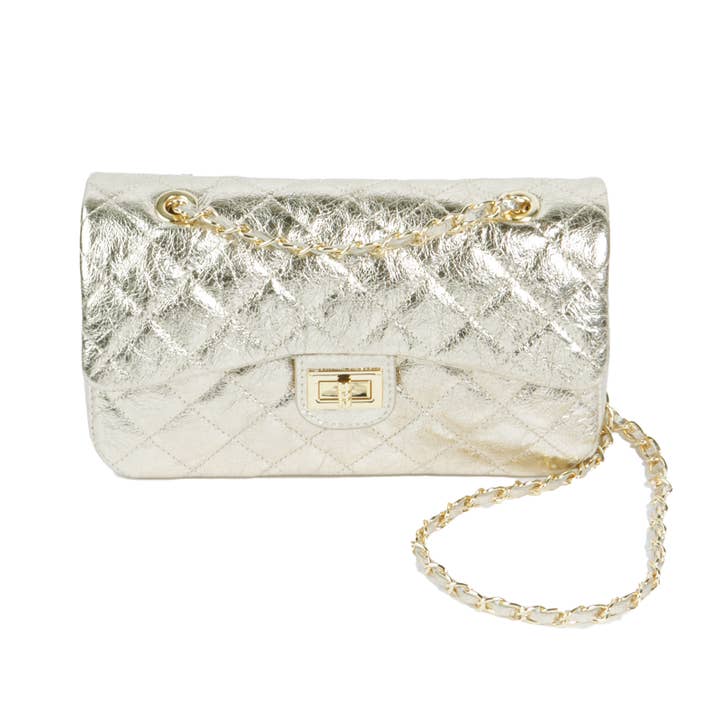 Bella Rosa Schultertasche / Umhängetasche für den Großhandel von Verdi Pelle