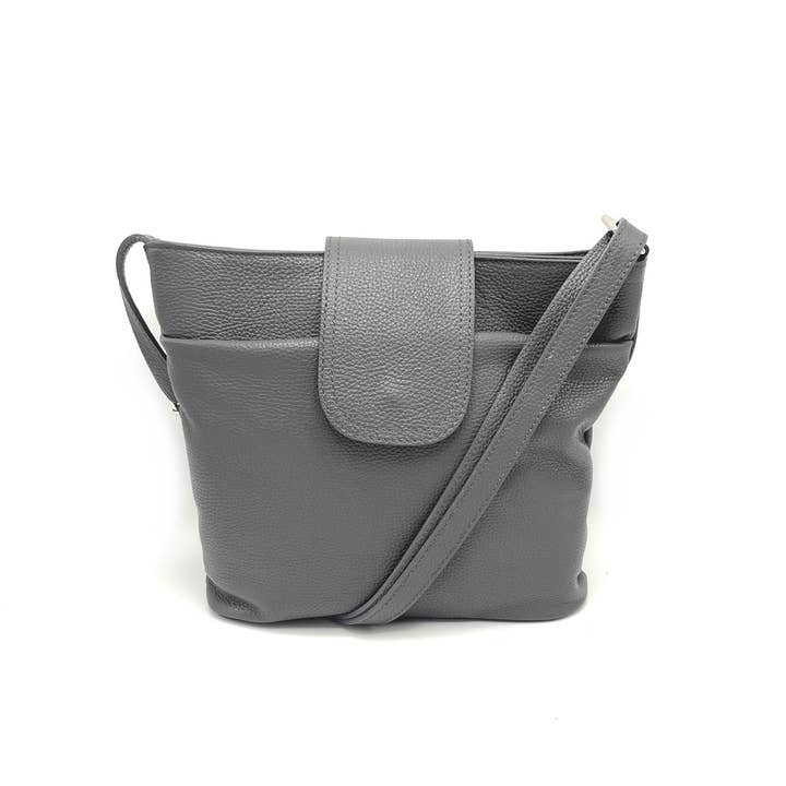 Suie Valentini srl - Wholesale Shoulder Bag - Women's - Genuine leather shoulder bag,Made in Italy, art. 1124798