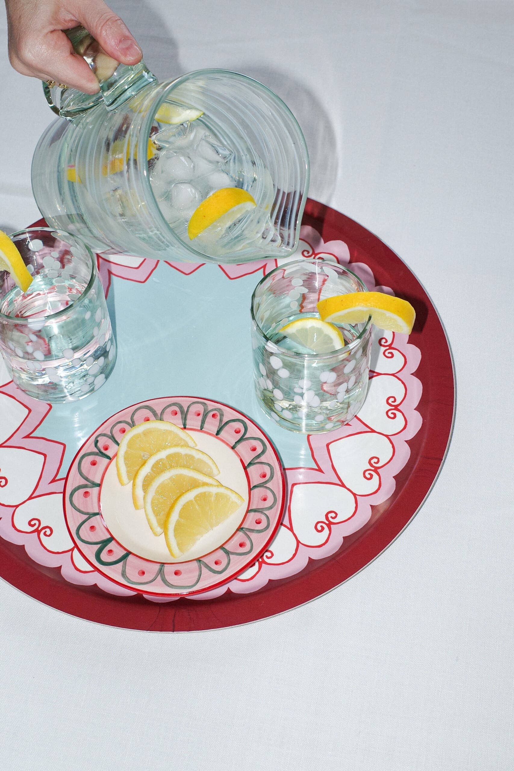 ACTOS - Wholesale Decorative Tray - Round Birch Wood Tray – L’Amour3