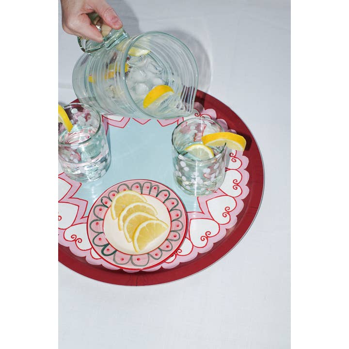 ACTOS - Wholesale Decorative Tray - Round Birch Wood Tray – L’Amour3