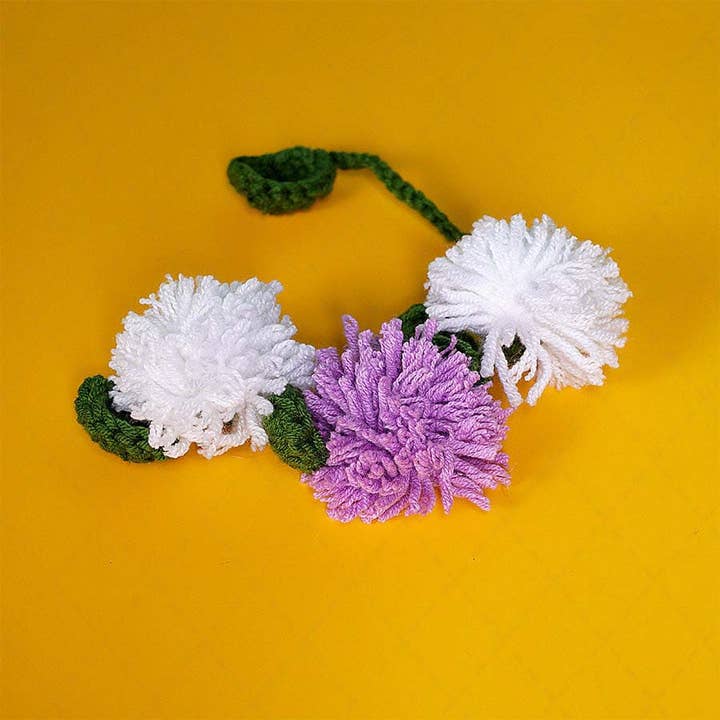 TOMOPOD LLC - Wholesale Car Decorative Charm - Women's - Crochet Dandelion Car Mirror Hanging Charm, Women Car Decor
