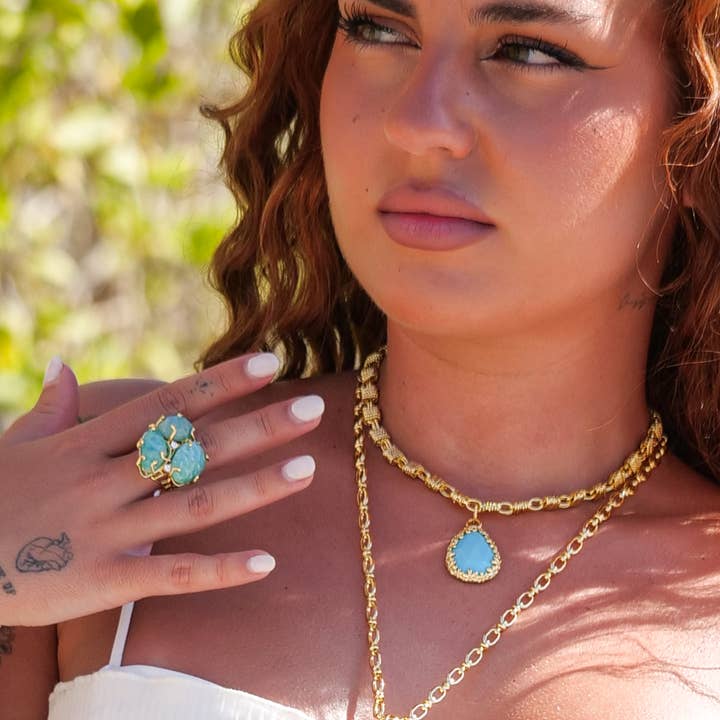 PHOEBE´S - Wholesale Cocktail/Statement Ring - Stunning gemstone ring7