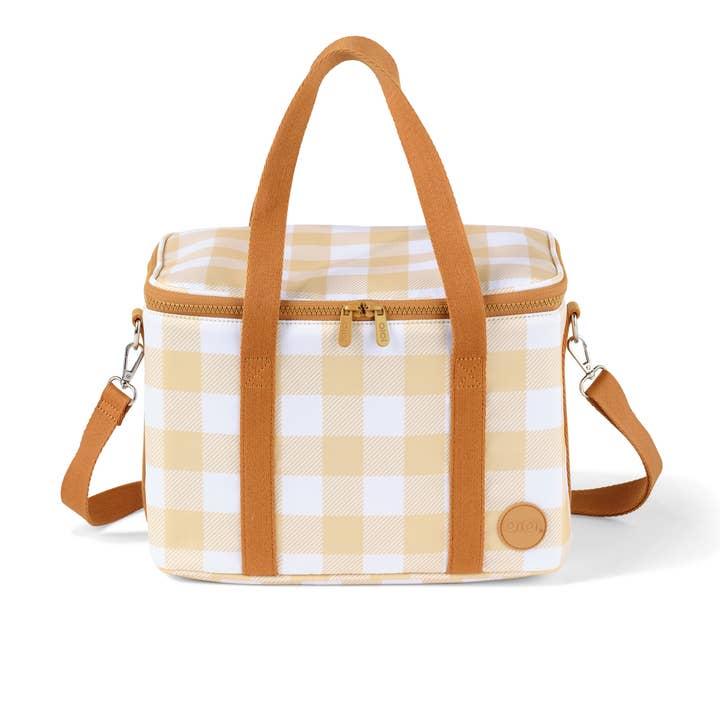OiOi - Vente Sac/boîte repas - Sac à lunch isotherme Maxi - Beige Vingham