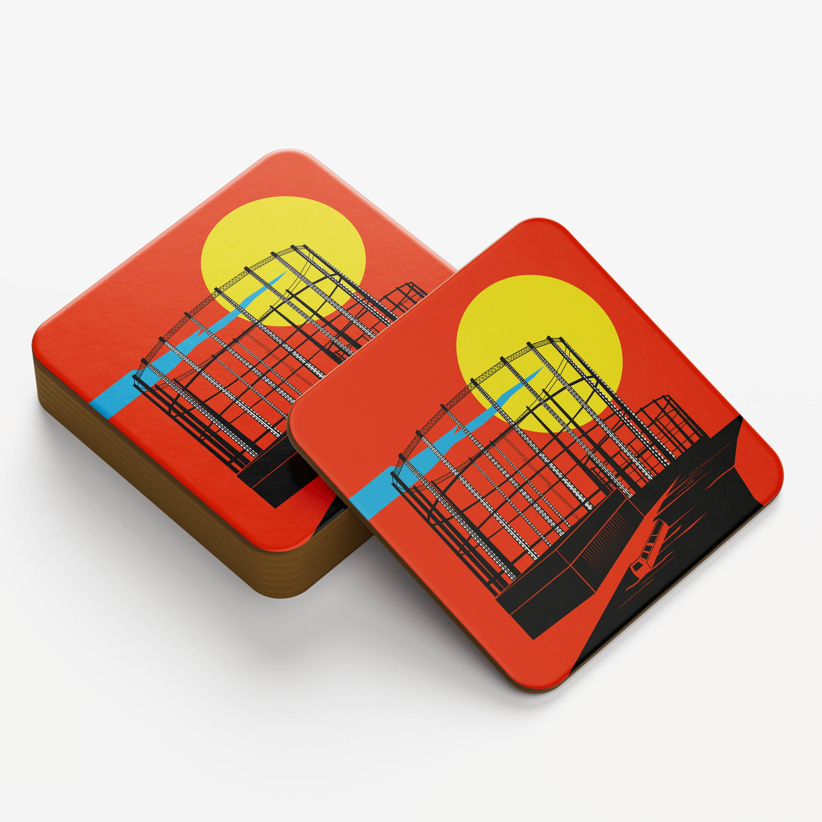 EYE FOR LONDON PRINTS – wholesale Coasters – Hackney London Coasters (Single)1
