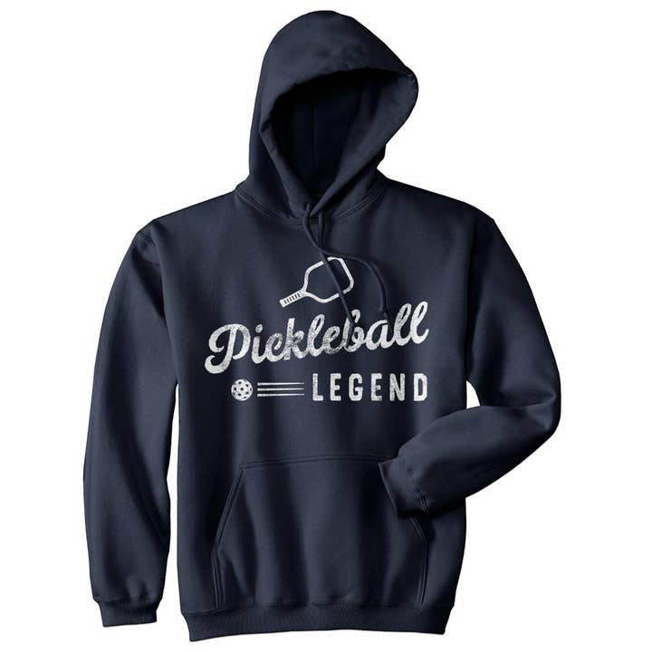 Pickleball Legend Hoodie fitness Graphic Hoodie Sweatshirt for wholesale by Crazy Dog T-Shirts