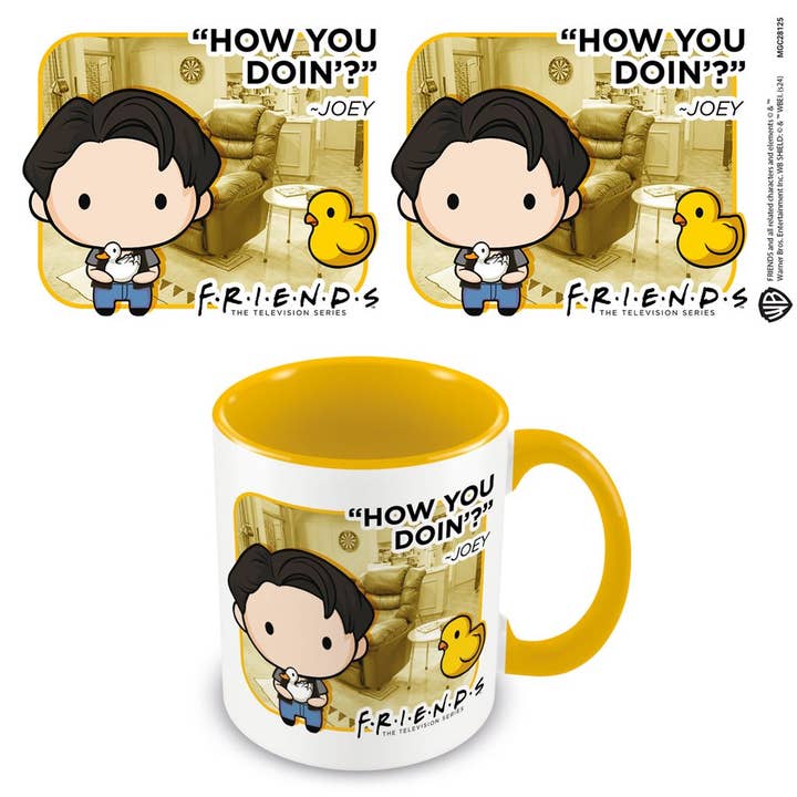 Gelbe Tasse Friends (Joey Chibi) für den Großhandel von Pyramid International