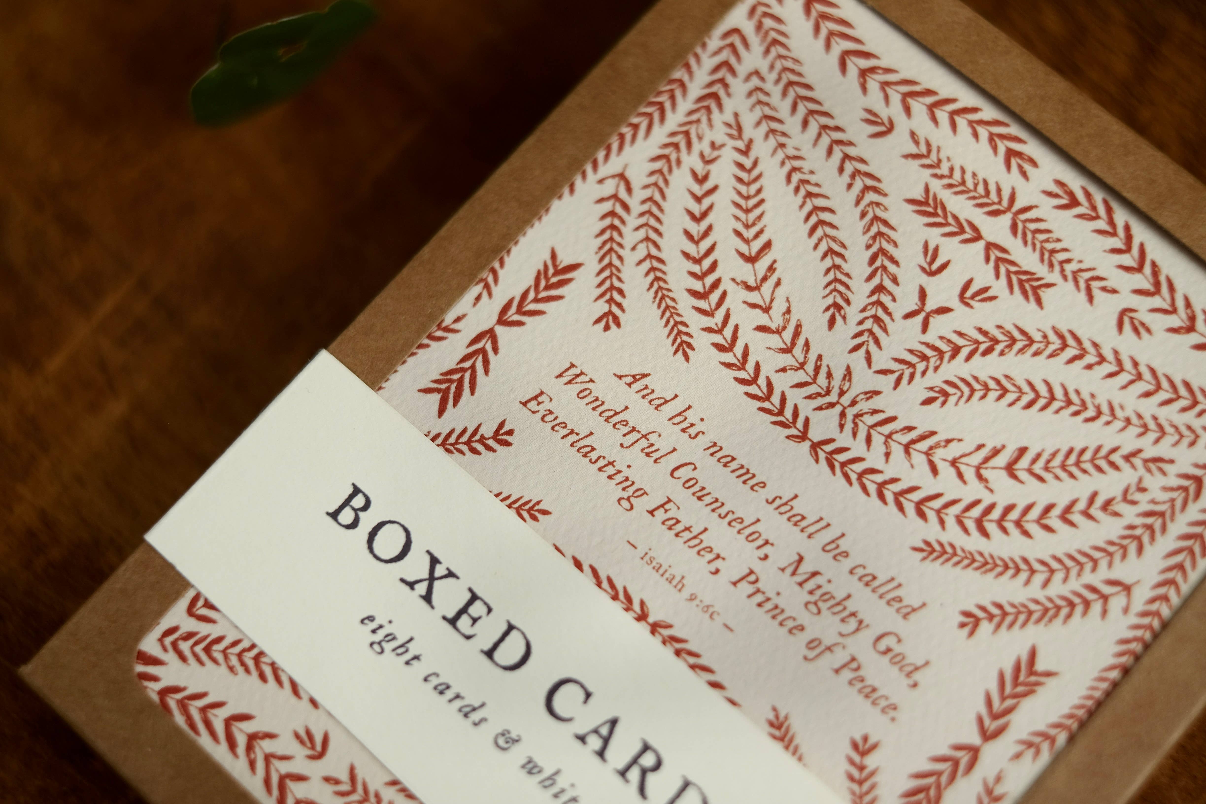 annalisa v. sawtell - Wholesale Christmas Card - Botanical Christmas | Boxed Card Set of 8 | A22