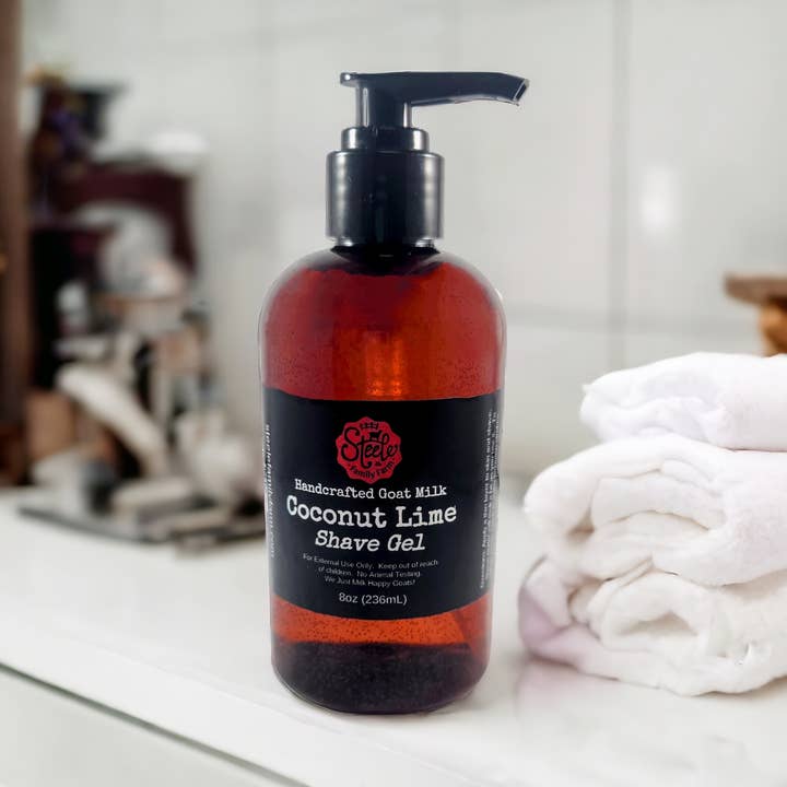 Goat Milk Shave Gel for wholesale by Steele Family Farm