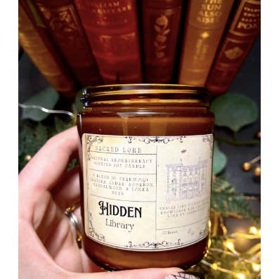 Sacred Lore – Vela em jarro/copo por atacado – Vela de Biblioteca Oculta, Vela Literária, Presente para Amantes de Livros8