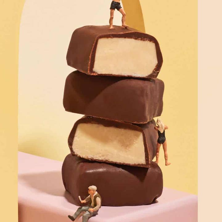 Creamy Twins White Chocolate With Dark Chocolate Coating for wholesale by Wana functional snacks