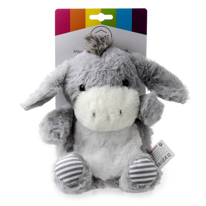 Puckator Ltd - Wholesale Hand Warmer - Donkey Microwavable Snuggables Wheat and Lavender Heat Pack