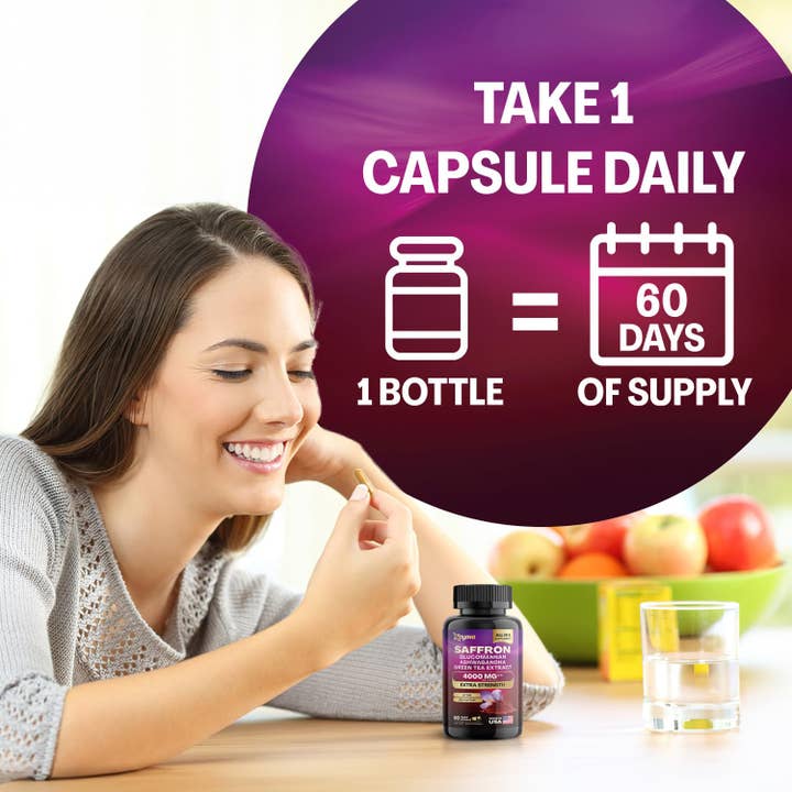 Zoyava - Vendita all'ingrosso Vitamine/integratori orali - Miscela di zafferano Zestyzen - 4.000 MG5