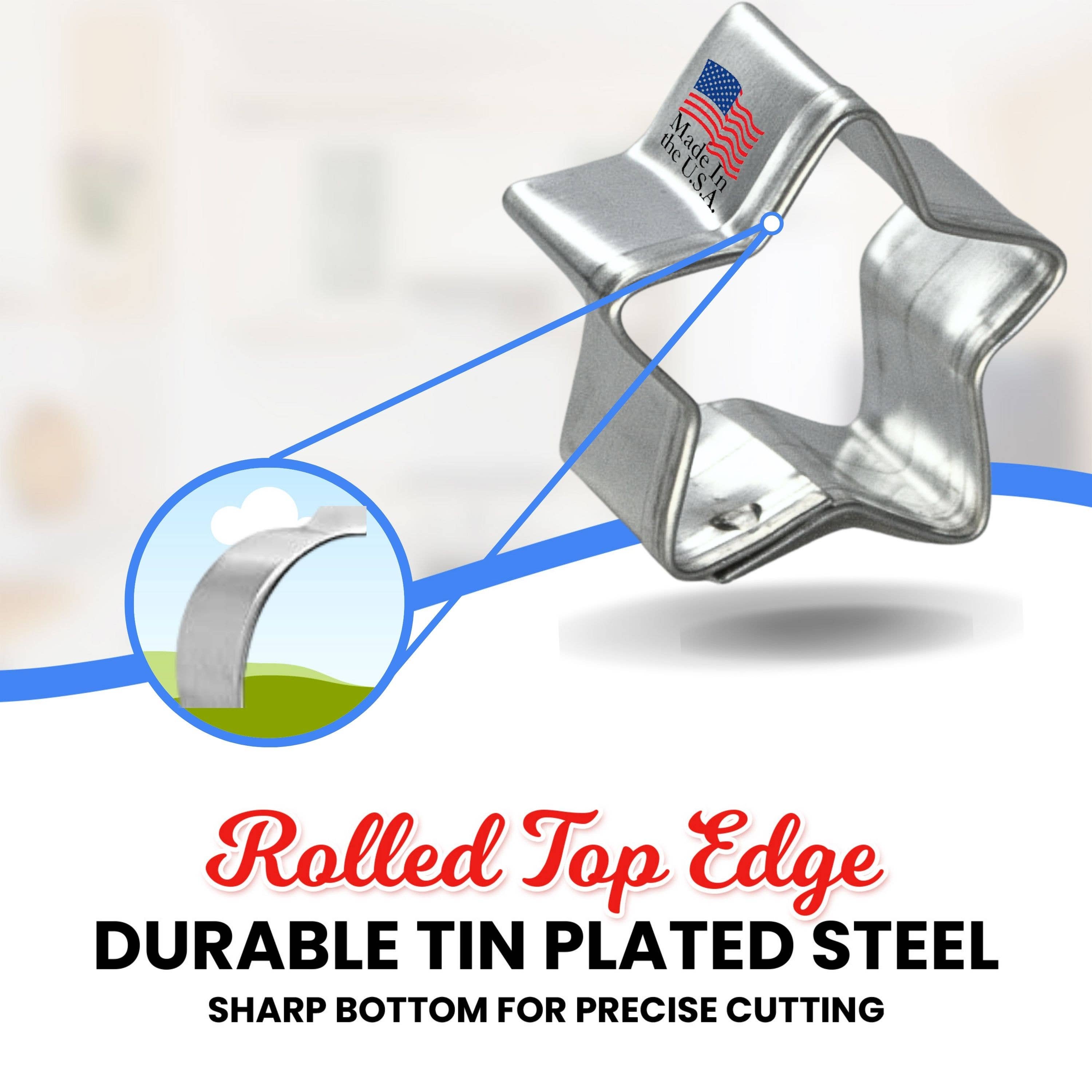 CookieCutter.com - Wholesale Cookie Cutter - Mini Star Cookie Cutter 1 in M675